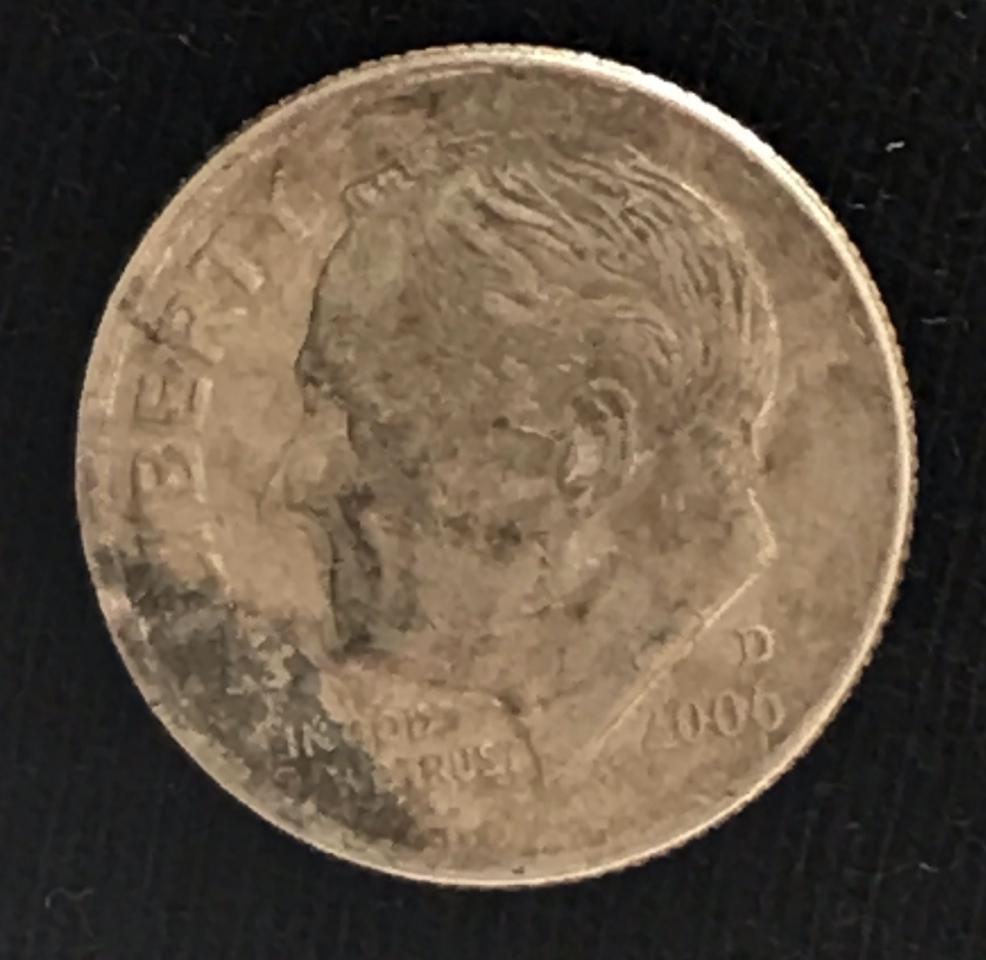 2006-D-Roosevelt-Dime---Shadow-Of-Profile-To-Left-On-Obverse